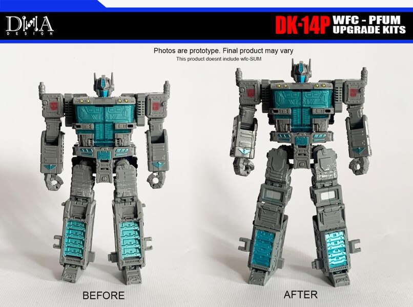 DNA Design  DK 14P Upgrade Kit   Premium Finish Ultra Magnus Image  (3 of 10)